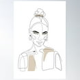 thumbnail image 1 of Artist In Beige Poster Wall Art, Modern Wall Decor For Living Room Bedroom, 16x24 UNFRAMED, 1 of 3