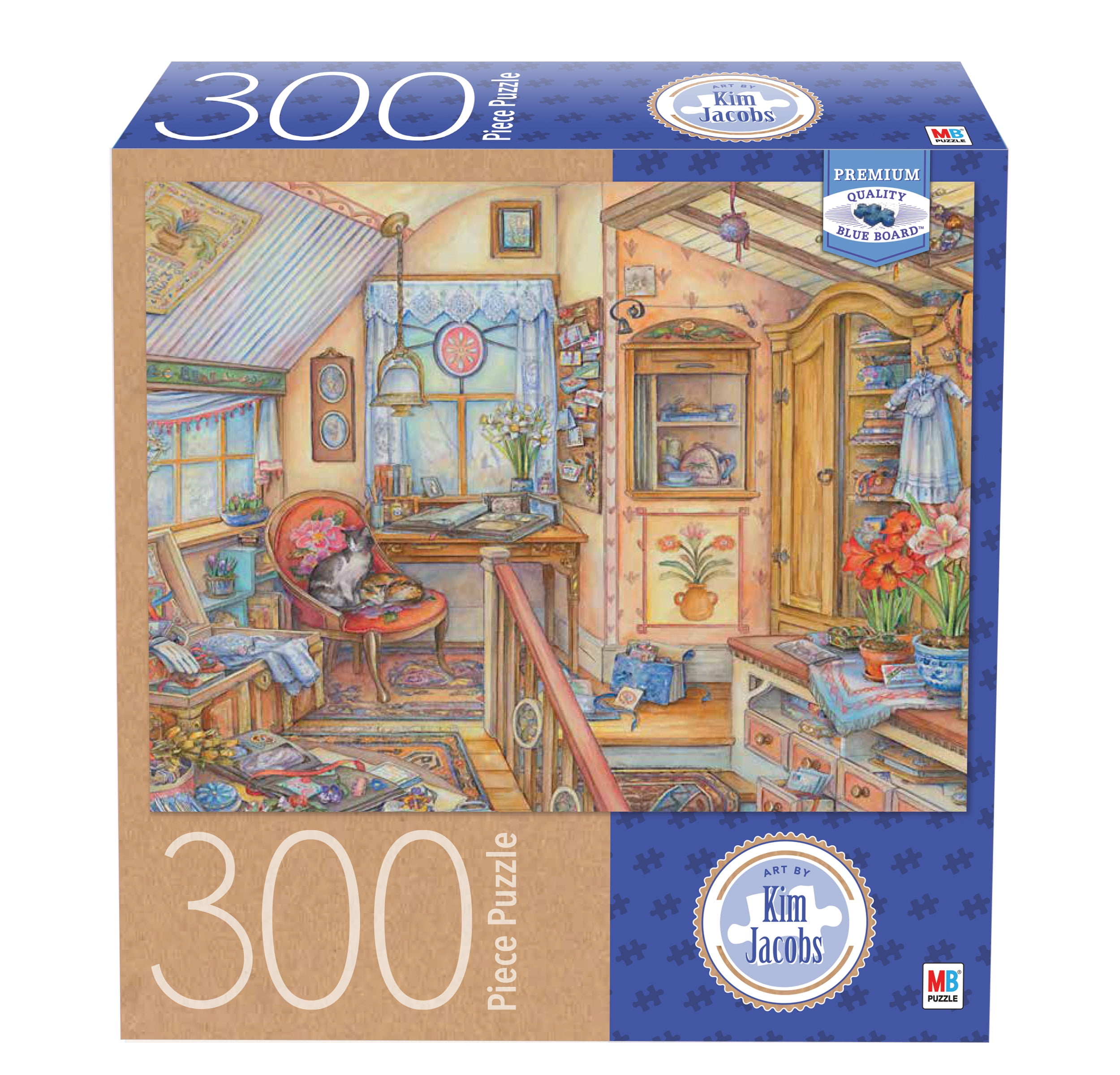 Artist Kim Jacobs 300Piece Adult Jigsaw Puzzle Attic Treasure