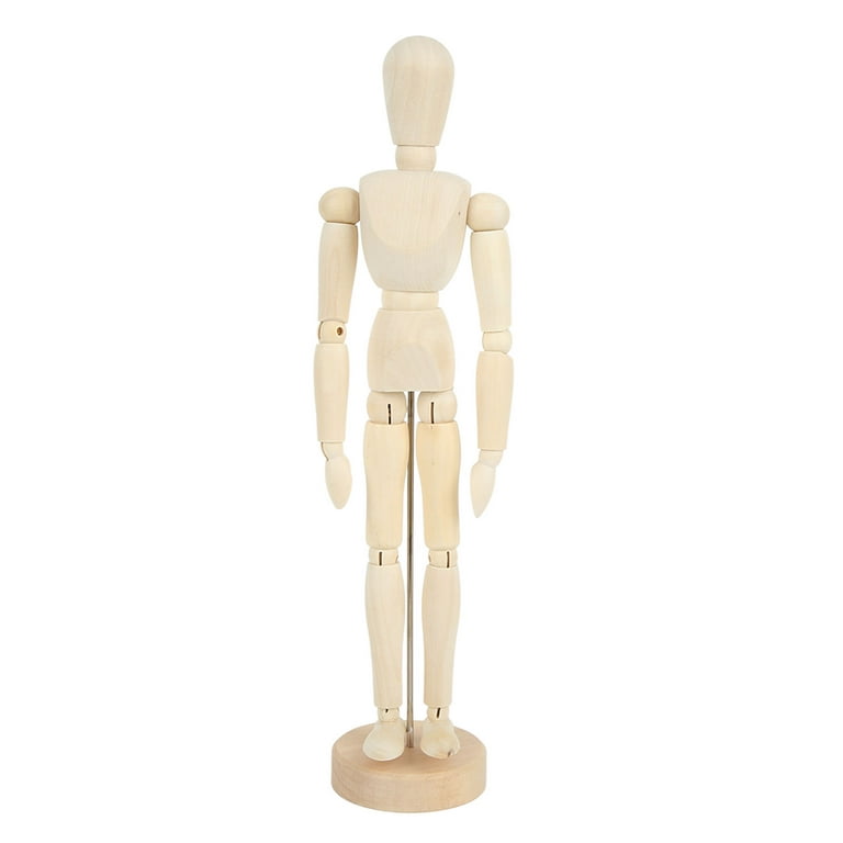 Wooden?Mannequin, Human Body Proportions Various Shapes 14?Rotatable?Joint  Wide Applicability Drawing?Mannequin For Painting For Sketching