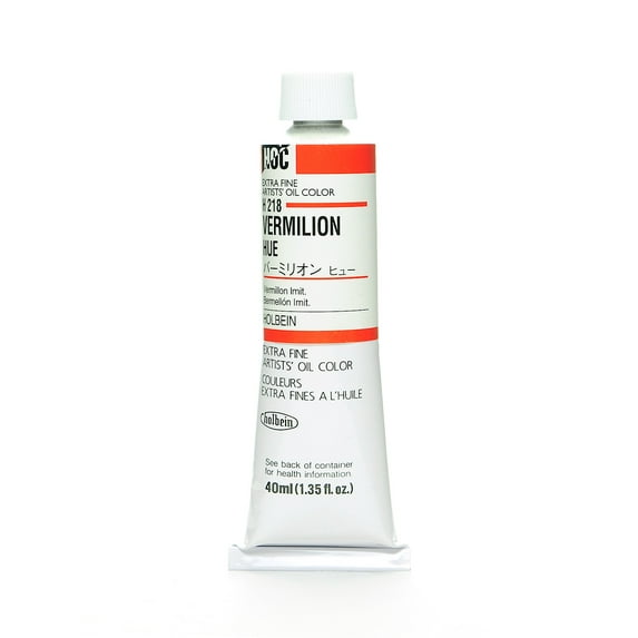 Artist Oil Colors vermilion hue, 40 ml (pack of 2)