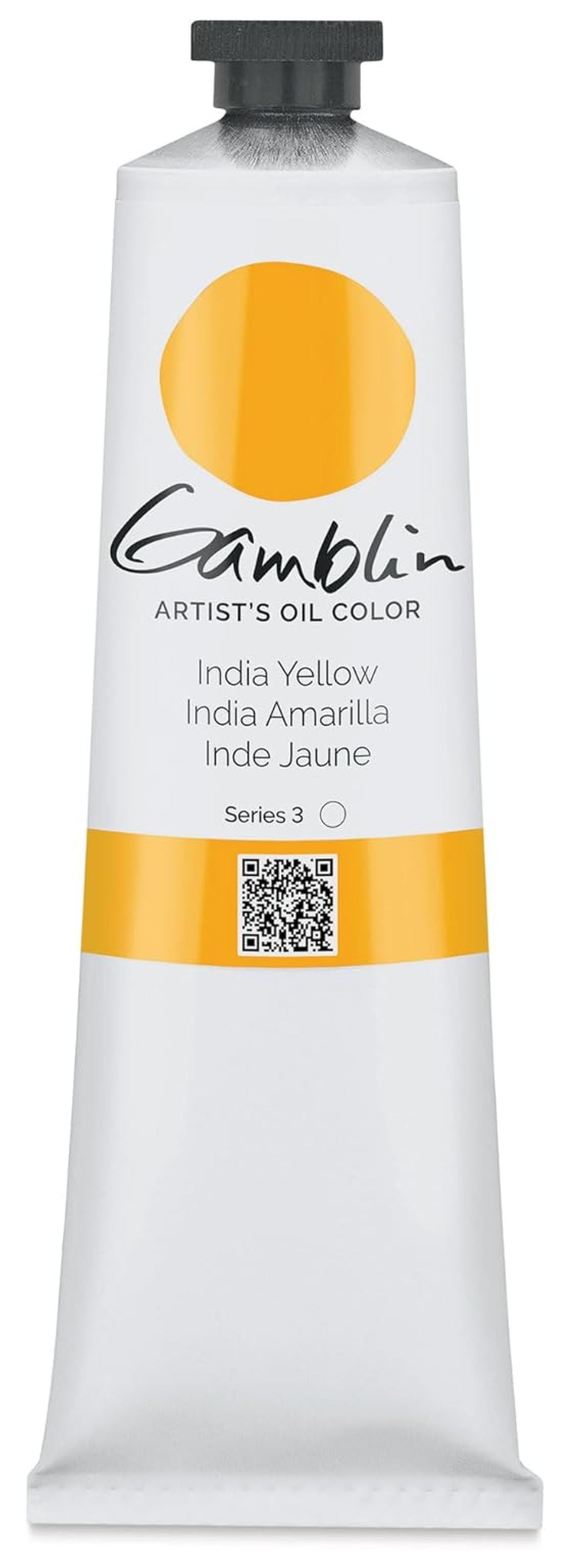 Artist Oil Paint 150ml India Yellow - Professional Grade Oil Colors for ...