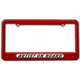 thumbnail image 1 of Artist On Board License Plate Tag Frame, Multiple Colors, 1 of 1