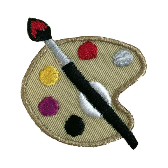 Artist Paint Palette - Painting/Art/Crafts - Iron on Applique/Embroidered Patch