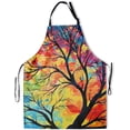 thumbnail image 1 of Artist Painting Apron with 2 Pockets Painters Art Aprons Gifts for Women Men Butterfly Kitchen Smocks, 1 of 6