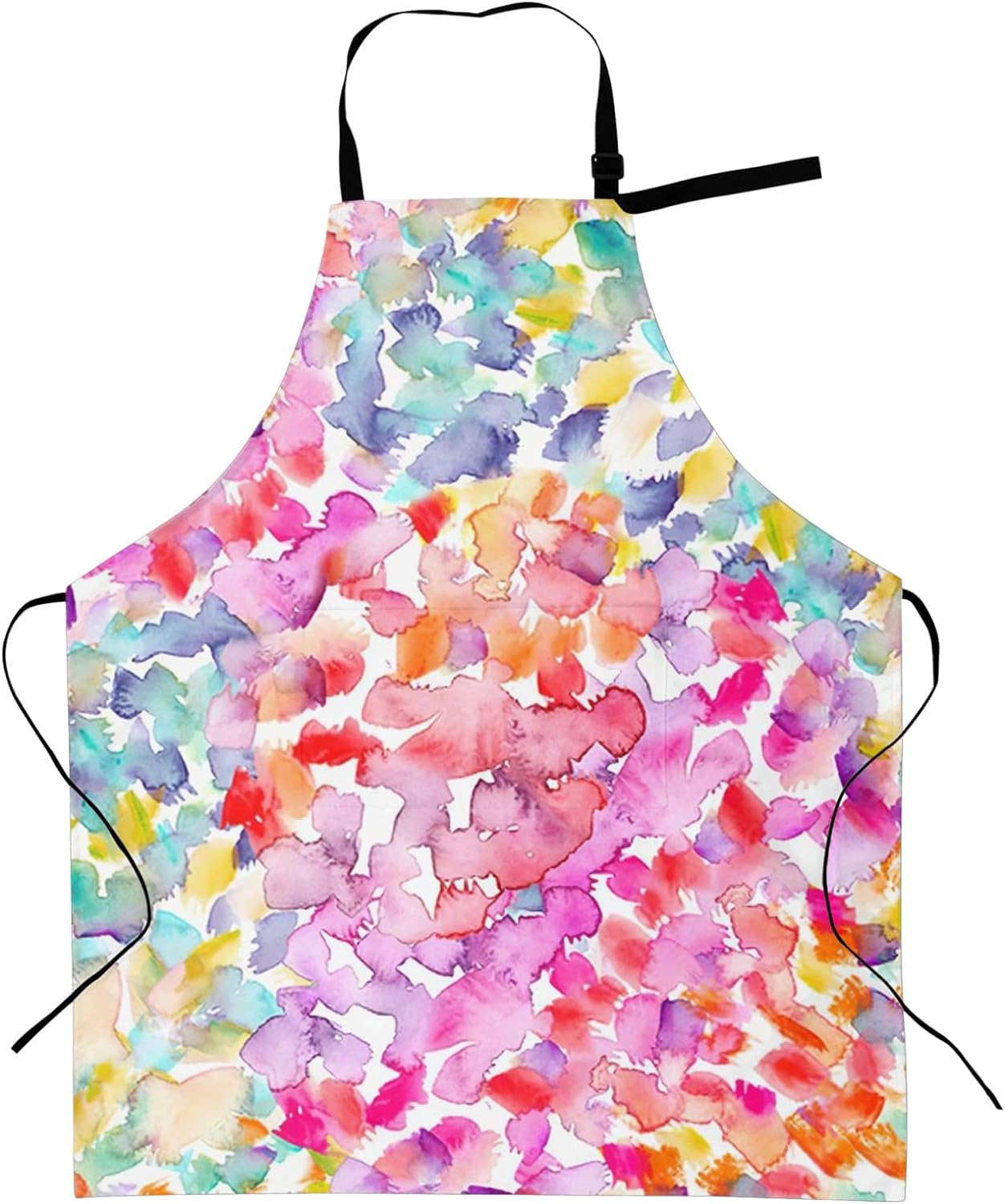 Artist Painting Apron with Pockets and Adjustable Neck Waterproof Art