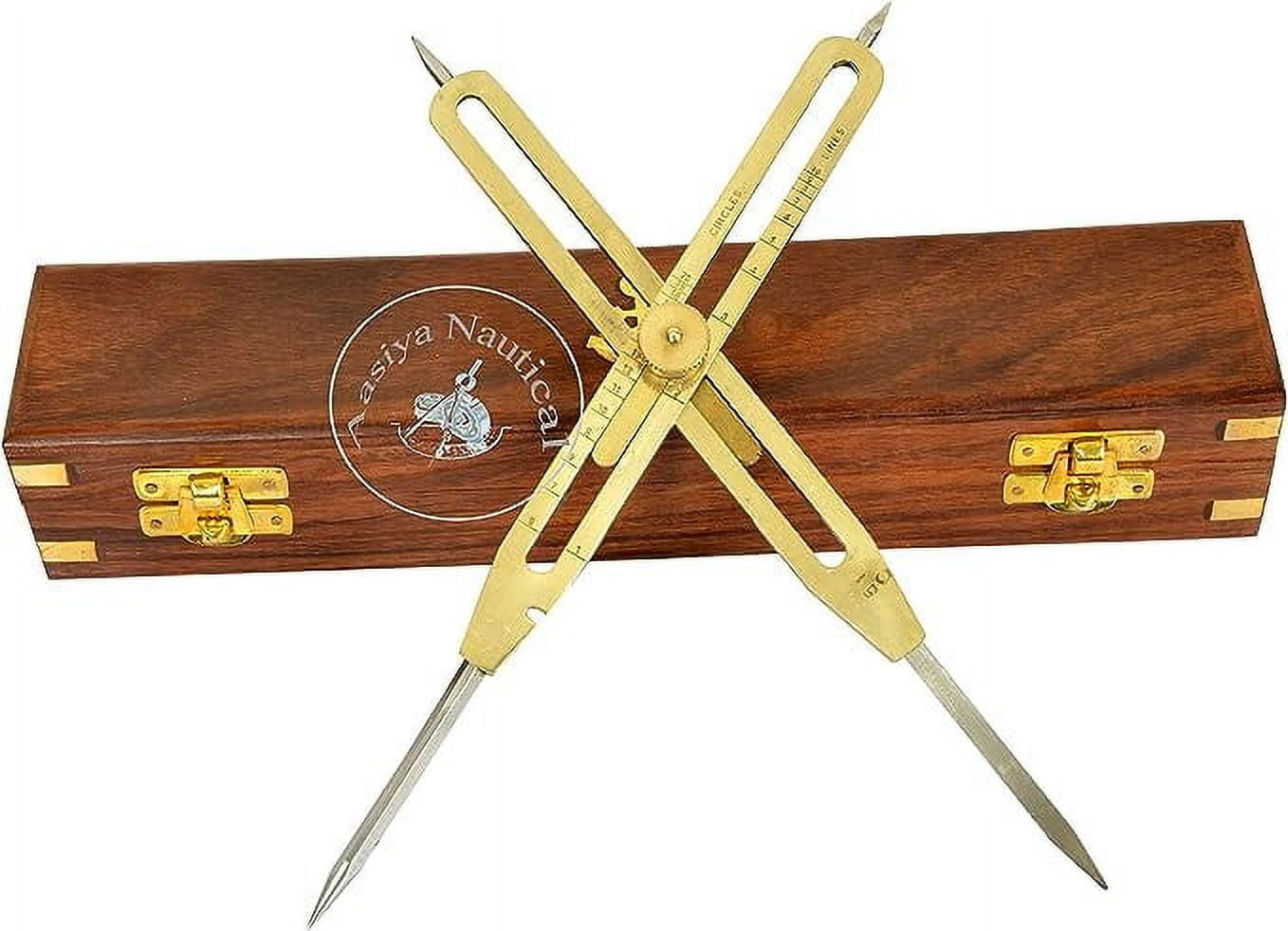 Artist Proportional Scale Divider Drawing Tool Professional 9” Long Solid Brass with Heavy Duty