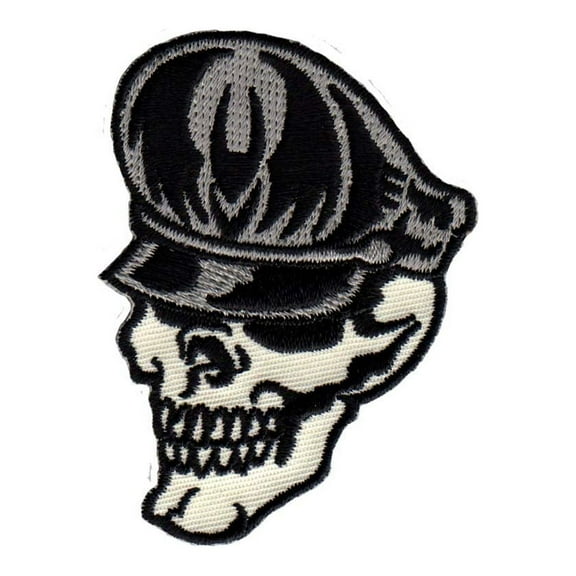 Artist Reed Skull Master Patch Party Punk Biker Hat Embroidered Iron On Applique