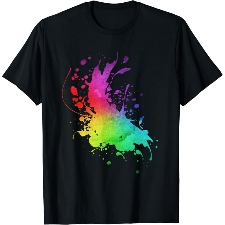 Artist Smock Fun Artist Watercolor Paint Splatter T-Shirt Artist Smock Fun Artist Watercolor Paint Splatter T-Shirt