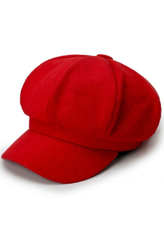 Artist Vintage Newsboy Cabbie Peaked Beret Cap Warm Baker Boy Visor Hat Flat Cap