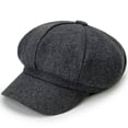 thumbnail image 1 of Artist Vintage Newsboy Cabbie Peaked Beret Cap Warm Baker Boy Visor Hat Flat Cap, 1 of 3