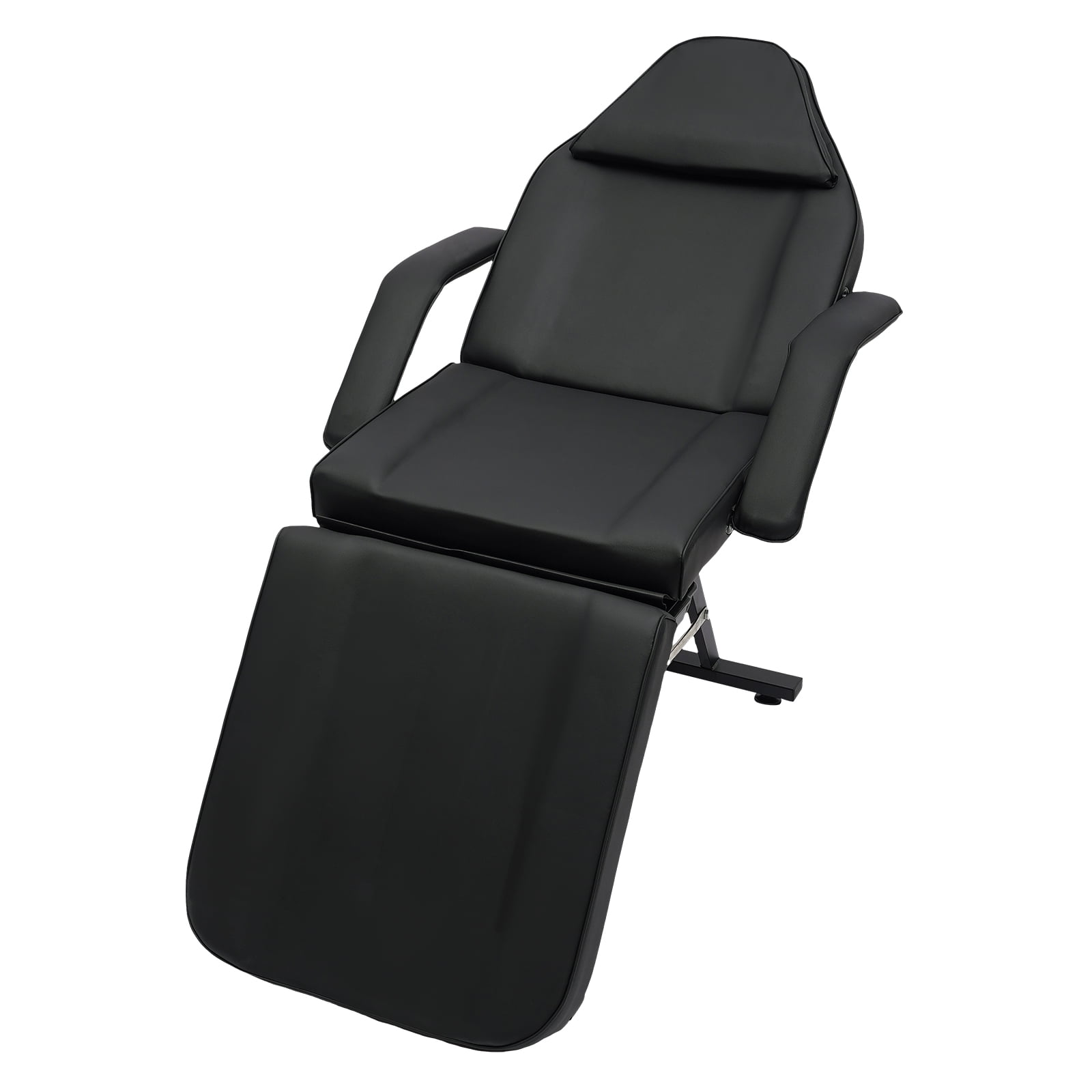 Artist hand Tattoo Chair for Client, Tattoo Chair for Client with Tray Facial Bed Lash Bed for Eyelash Extensions Massage Table Salon Chair (Black)