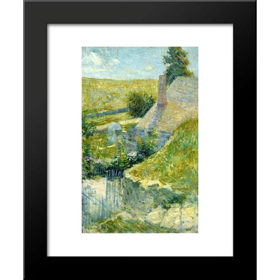 Artist's Home Seen from the Back 20x24 Framed Art Print by John Henry Twachtman