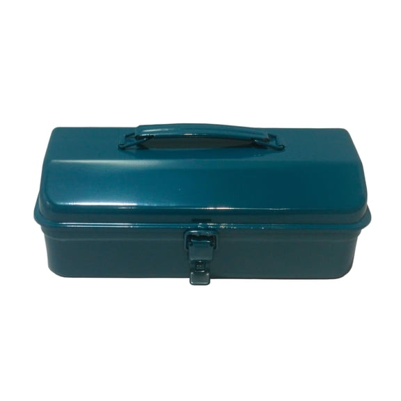 Artist’s Loft Metal Art Tool Box – Portable Art Supply Storage with Handle & Secure Latch - Blue - 12" x 7" x 5" - 1 Pack