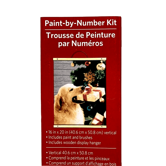 Artist's Loft, Paint-by-Number Kit, 16" x 21.5" Vertical Canvas, Brushes, Paints