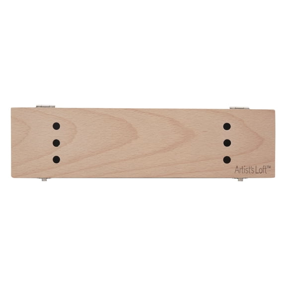 Artist's Loft Small Wood Brush Box, 6 Pack
