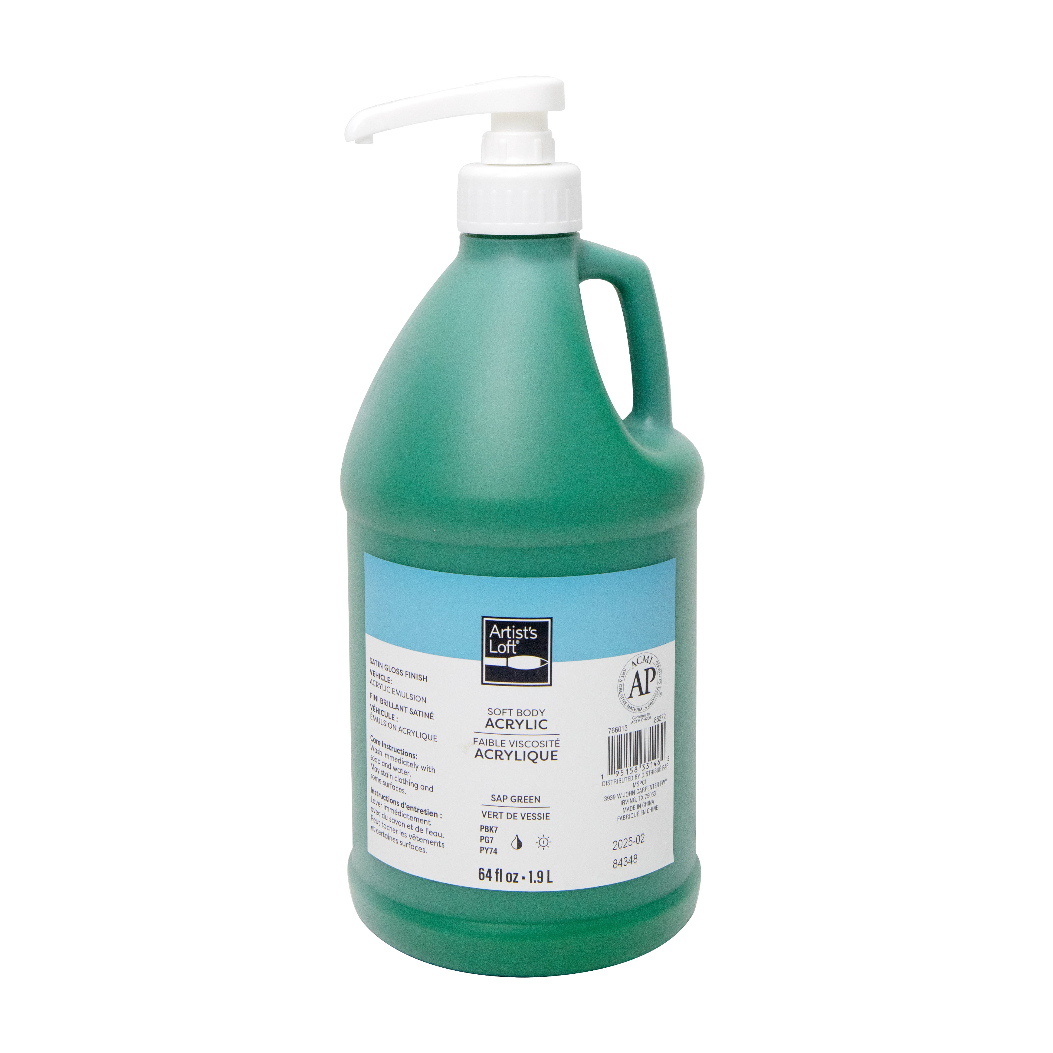 Artist's Loft Soft Body Acrylic Paint - High-Volume Pump Bottle with ...