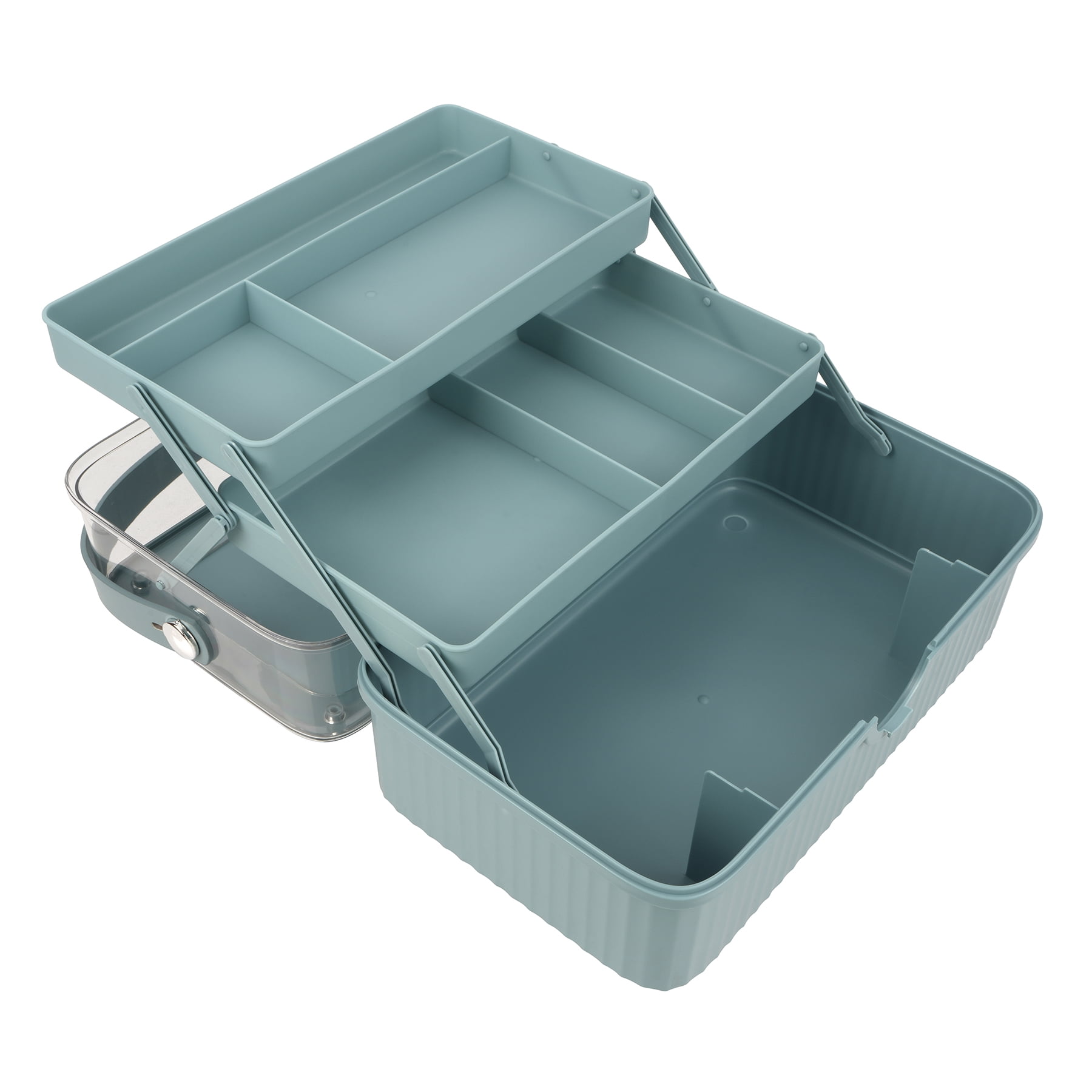 Artist’s Loft Storage Box – Multi-Tier Craft Organizer with Compartments - Multi-Color - Medium 13.5" x 8" x 7" - 1 Pack