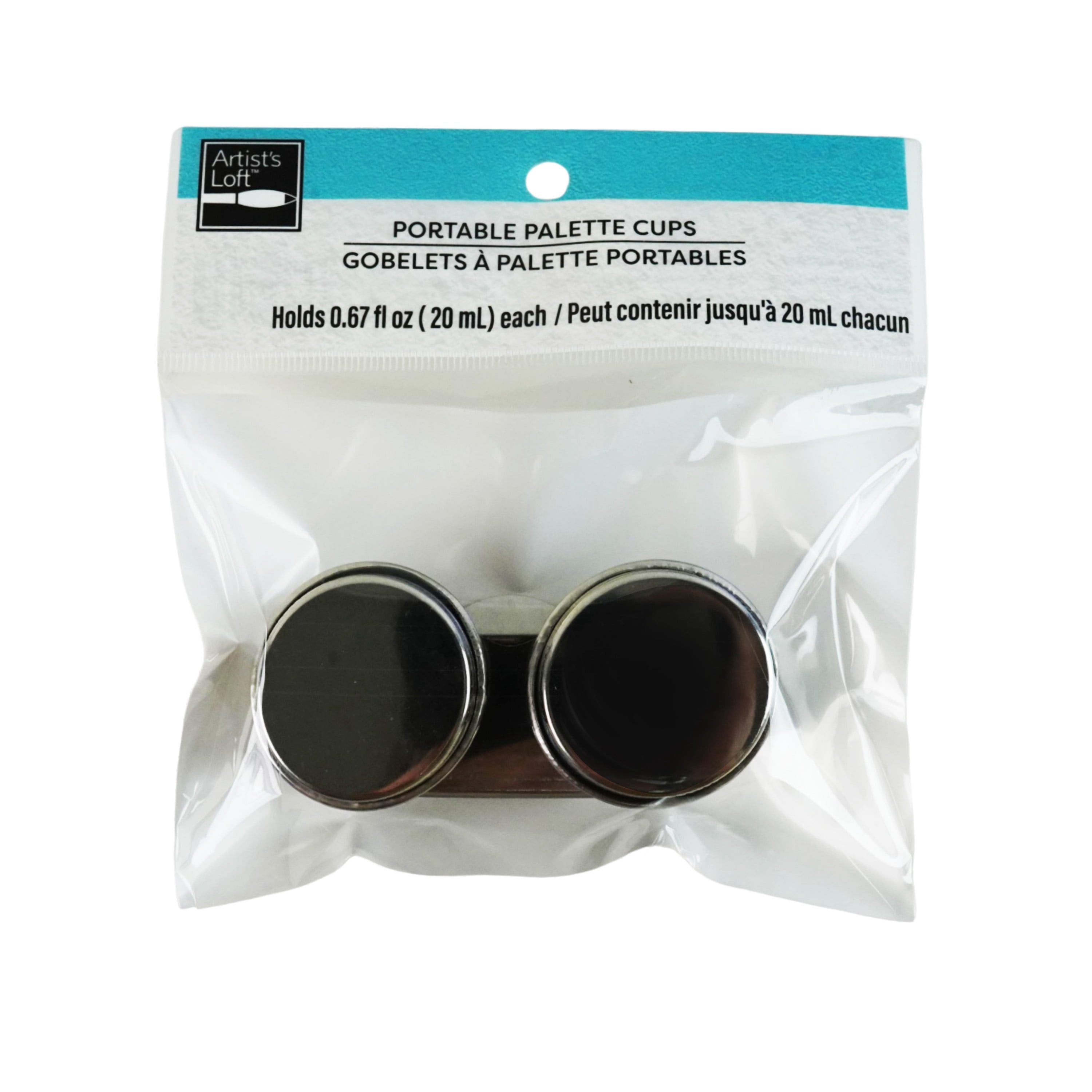 Artist's Loft Twin Portable Palette Cup Set, 12 Pack