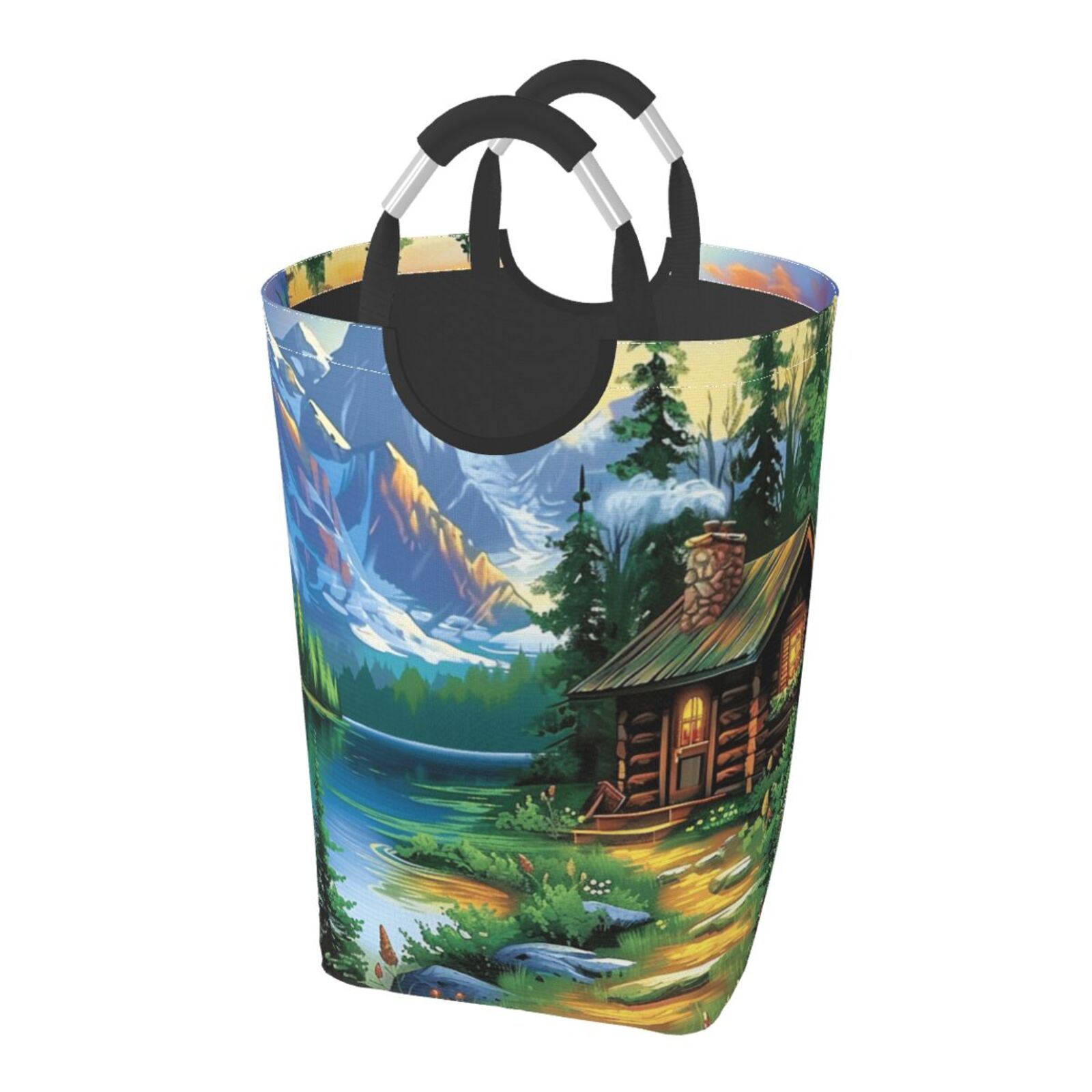 Artist's closeup laundry bag, machine washable dirty laundry storage