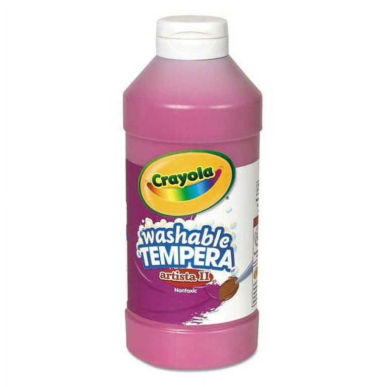 Washable Paint, Magenta, 16 oz Bottle Washable Paint, Magenta, 16 oz Bottle