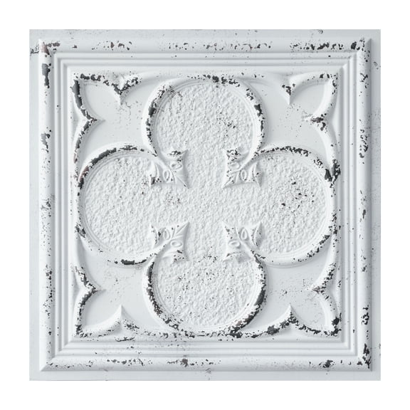 Artistic 3D ceiling tile 3d embossed wall panels for Restaurant PL35 Distress crack white black 10Pcs/pack