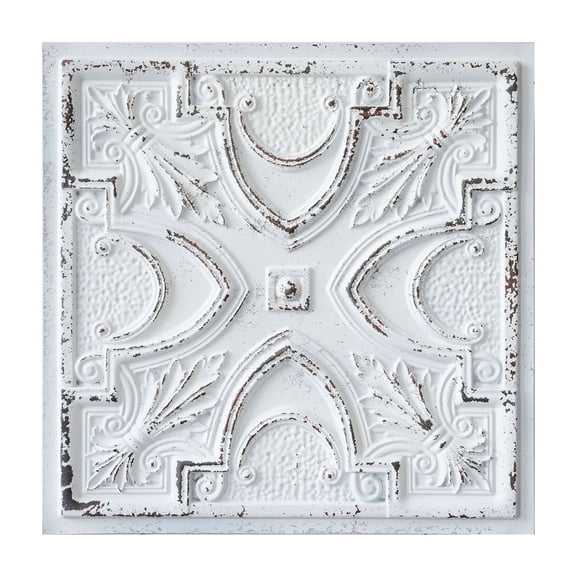Artistic 3D ceiling tile Metalize wall panels PL11 Distress crack white black 10Pcs/pack