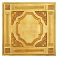 thumbnail image 1 of Artistic 3D ceiling tile interior decorative panel for Retail stores PL65 Golden 10Pcs/pack, 1 of 9