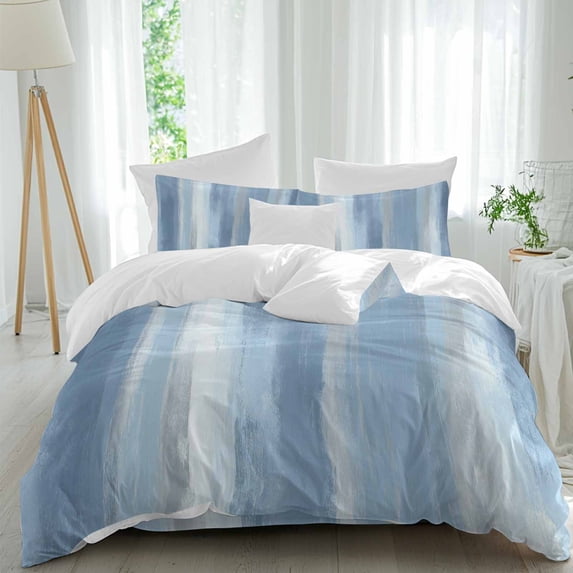 Artistic Abstract 4 Piece Duvet Cover Set Full Size Oil Painting ...