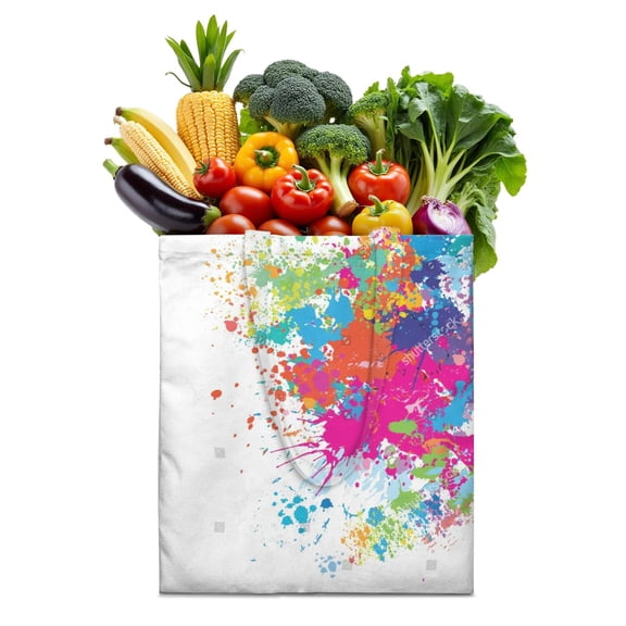 Artistic Abstract Graffiti Art Print Colorful Pop Art Chic Design Psychedelic Rainbow Wall Poster