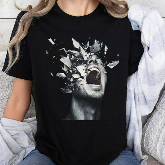 Artistic Abstract Unique Tshirt Design Unisex T-Shirt, Sizes S-5XL - Gategoo