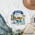 thumbnail image 1 of Artistic Alaska State Themes and Landmarks T-Shirt, Tee for History and Travel Lovers, 1 of 6