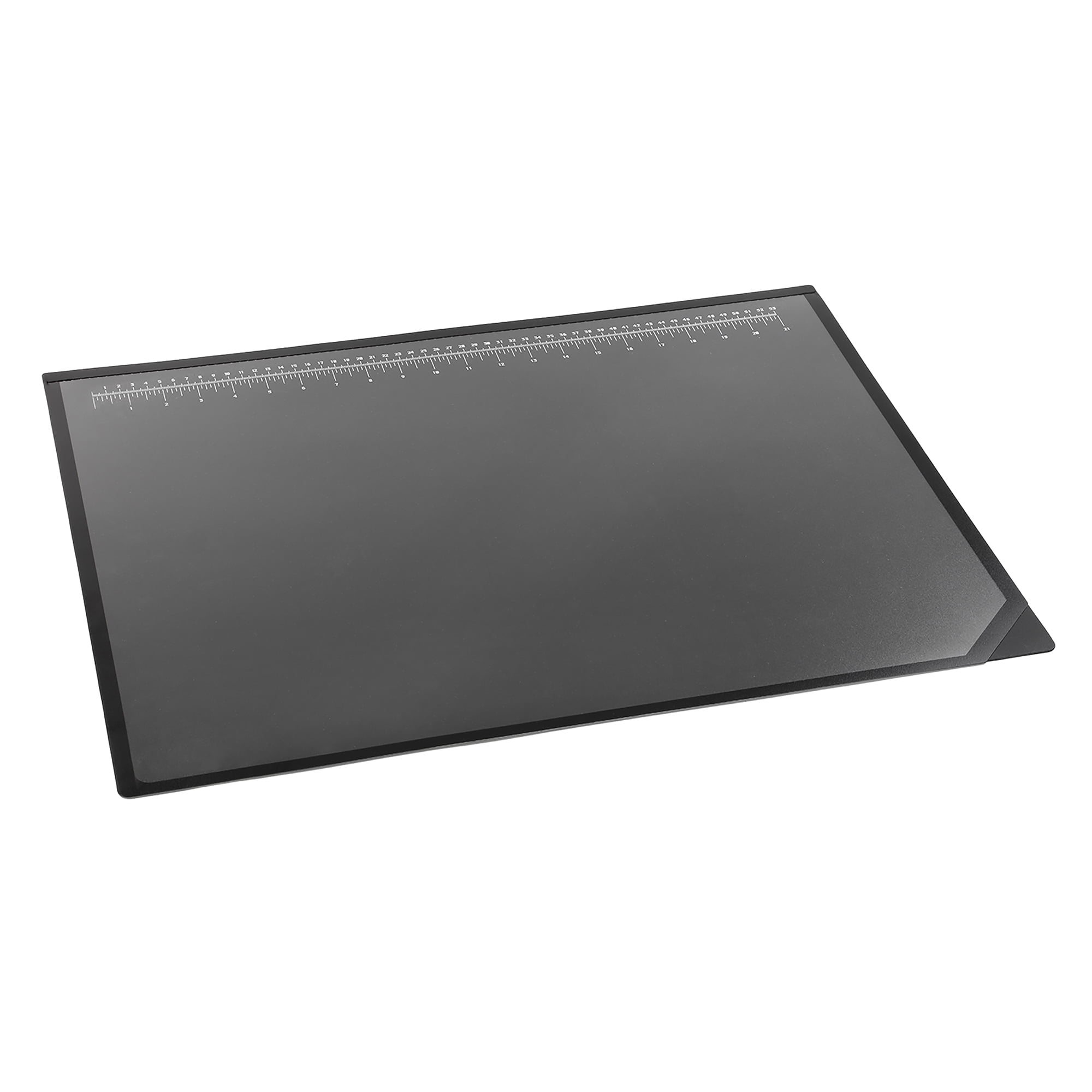 Artistic Antimicrobial Desk Pad with Clear Lift-Top, 19" x 24", Frosted