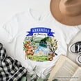 thumbnail image 1 of Artistic Arkansas State Themes and Landmarks T-Shirt, Tee for History and Travel Lovers, 1 of 5