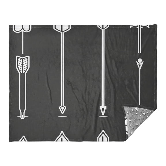 Artistic Arrow Collection Camping Blankets Bed Throws and Cozy Travel Blanket Fluorescence 70x55in Double Sided