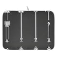 thumbnail image 1 of Artistic Arrow Collection Dish Drying Mat for Kitchen, Quick Drying Absorbent Soft Durable 16" x 18", 1 of 10