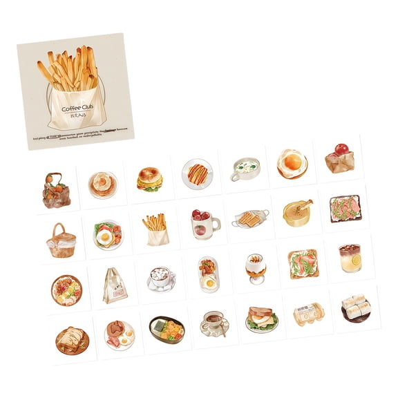 Artistic Bakery Themed Note Pad 56 Sheets Decorative Note Memo Paper For Notebooks Journal Planner And Gift Wrapping