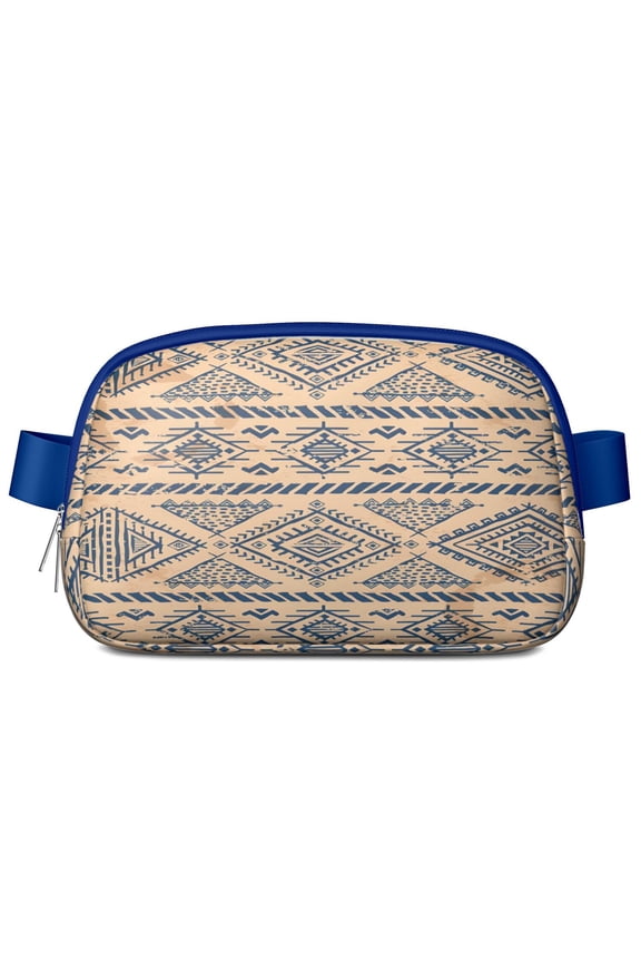 Artistic Boho Waist Bag – Colorful Sling for Women – Geometric, Abstract and Lightweight
