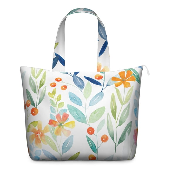 Artistic Botanical Garden Weekender Rustic Floral Duffel Bag, , Lightweight, Multipurpose, Stylish for Women
