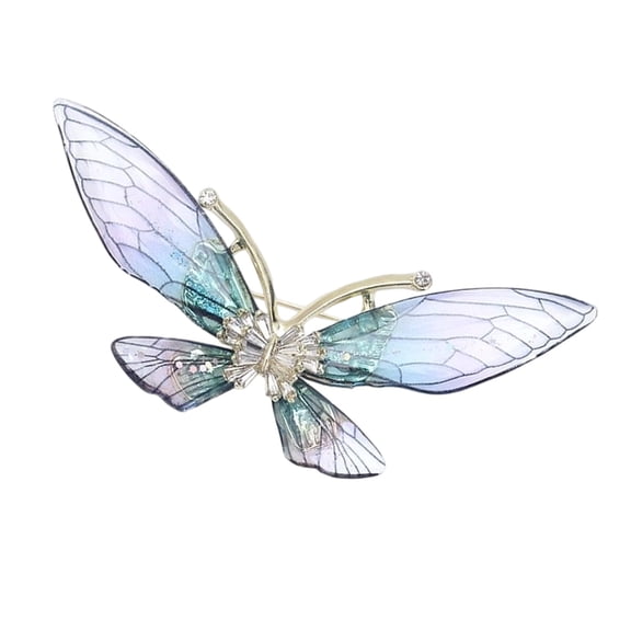 Artistic Butterfly Design Brooch Acrylic Materials Stylish Pin Accessory For Daily Wear Or Formal Event