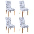thumbnail image 1 of Artistic Butterfly Lover Dining Chair Covers Set of 4, Stretch Washable Polyester Kitchen Slipcovers, Removable Seat Protector for Banquet or Home, 1 of 7