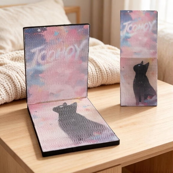 JCOHOY Foldable Wall-Mountable Cardboard Cat Scratching Pad