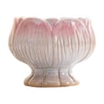 thumbnail image 1 of Artistic Ceramic Flower Pot 2.56 Inch Small Petal Shaped Planter for Succulents, Cacti, Mini Water Lilies – Gradient Color Indoor Tabletop Plant Pot, 1 of 5