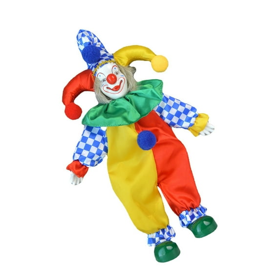 Artistic Ceramics Clown Sculpture Home Decoration Safe Halloween Party Display Accent