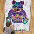 thumbnail image 1 of Artistic Chaos Ink Giant Coloring Poster Made in The USA, Rolled not Folded, Huge Coloring Pages, Great Craft for School Classroom, Party, Activities, Family Gatherings (30" x 21", Panda ), 1 of 6