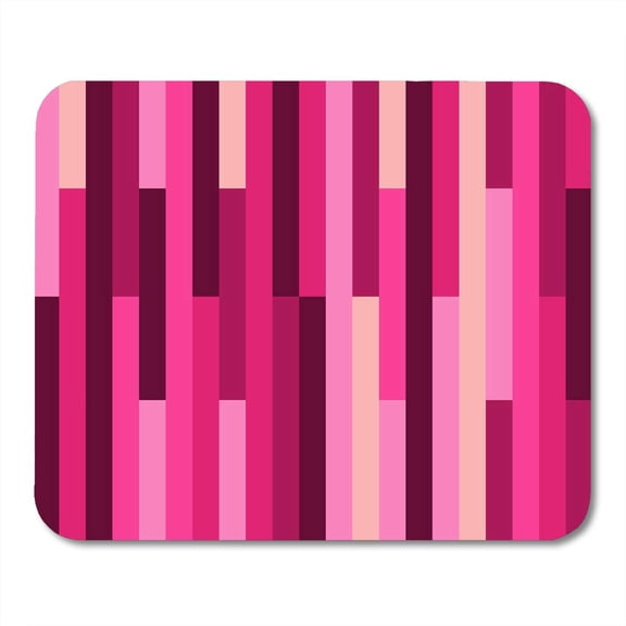 Artistic Colorful Abstract Vertical Stripes Pattern Wooden Floor Plank Border Chart Mousepad Mouse Pad Mouse Mat 9x10 inch