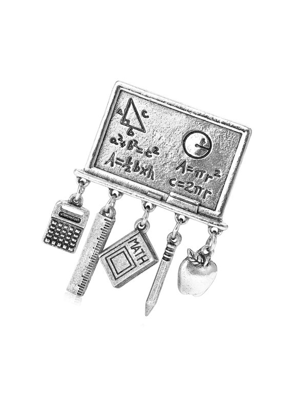 Artistic Compasses Shaped Brooch Pin Crafted from Sturdy Alloy for Fashionable School Accessories and Gift Ideas