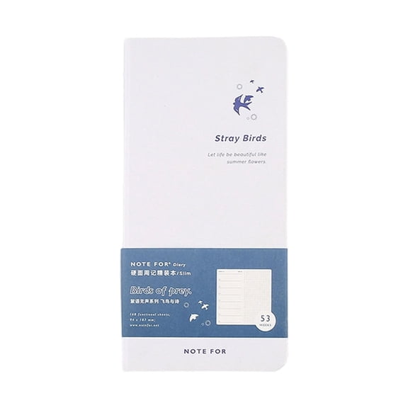 Artistic Cover Weekly Planner Notebook for Creative Individuals Using Recycled Paper Materials and Flexible Planning