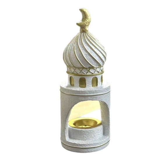 Artistic Cultural Resin Mosque Tower For Eid Home Decor Festivals