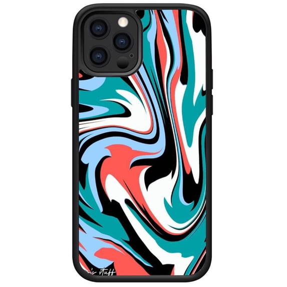 Artistic Cute Colorful Phone Case Compatible With iPhone 12 Pro Max Case ,Soft TPU Cool Fashion Design