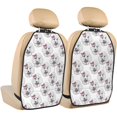 thumbnail image 1 of Artistic Cute Poodle Dog Pink_B Mats Back Seat Protectors, Car Seat Protector Vehicle Organizers Waterproof Cover Back Seat Cover for Kids with 3 Storage Pockets 2 Pack, 1 of 5